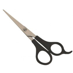 barber scissor plastic handle